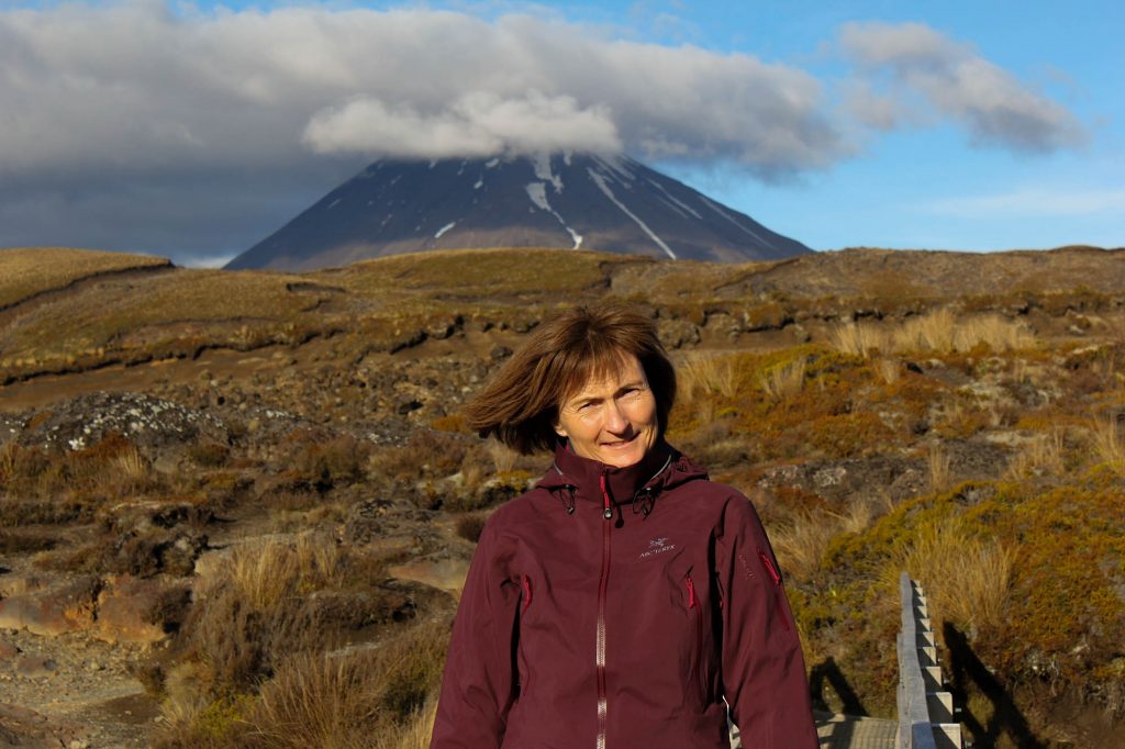 Vi tok toget fra Auckland og gikk av i Tongrario nasjonalpark, ved foten av "Mount Doom" som vi kjenner fra filmene om Ringenes Herre.