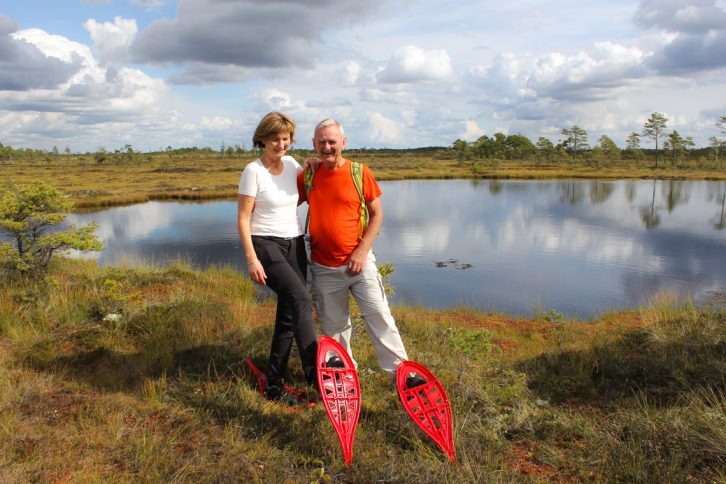 Vi tok toget fra Tallin og havnet på truger i myra i Soomaa nasjonalpark.