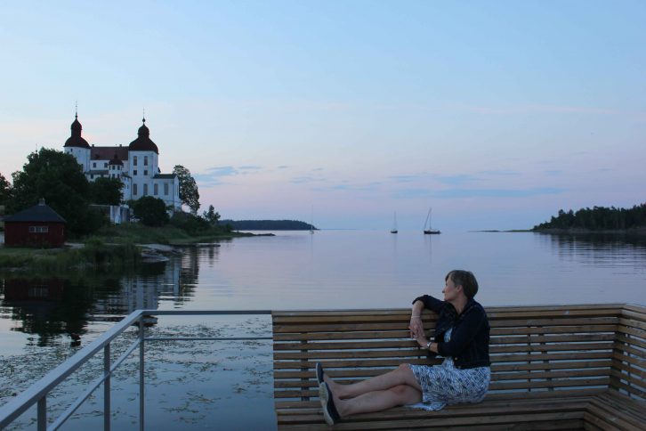 Vi har tatt toget fra Strömstad og har kommet hit, til Läckö Slott ved Vänern.