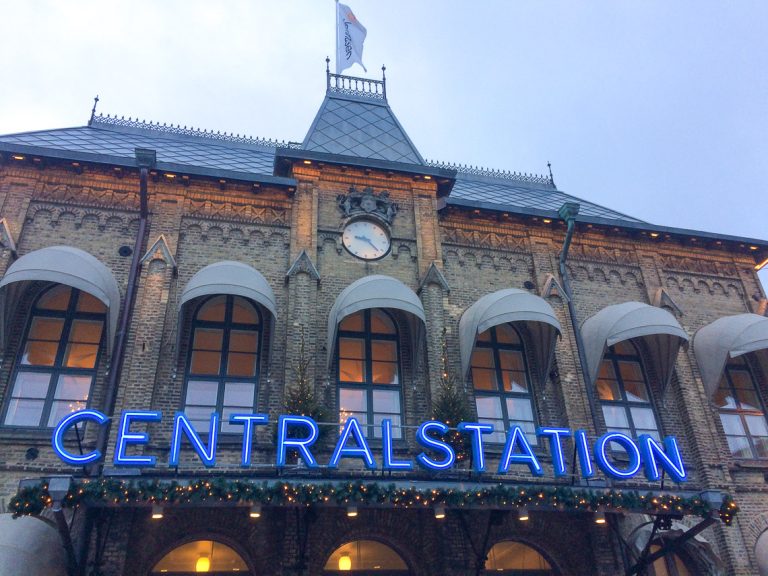 Første stopp på rundturen, Gøteborg Centralstation.