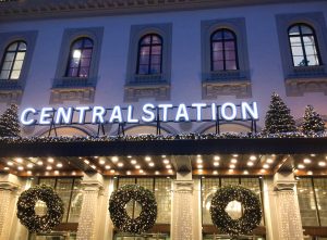 Jul på Centralen, Stockholm.