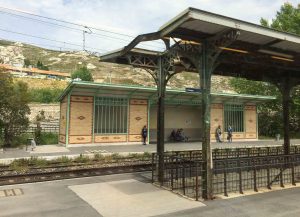 L'Estaque - ett av stedene toget fra Marseille til Miramas stopper.