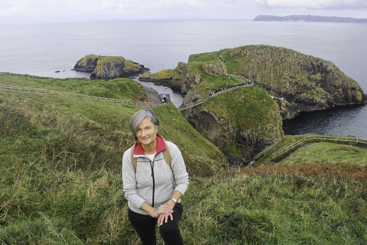 Ett av høydepunktene på Causeway Coast i Nord-Irland: Carrick-a-Rede Rope Bridge.