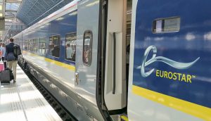 Fortsatt er Storbritannia med når Interrail 2020 lanseres. Foto av Eurostar på St. Pancras station i London.