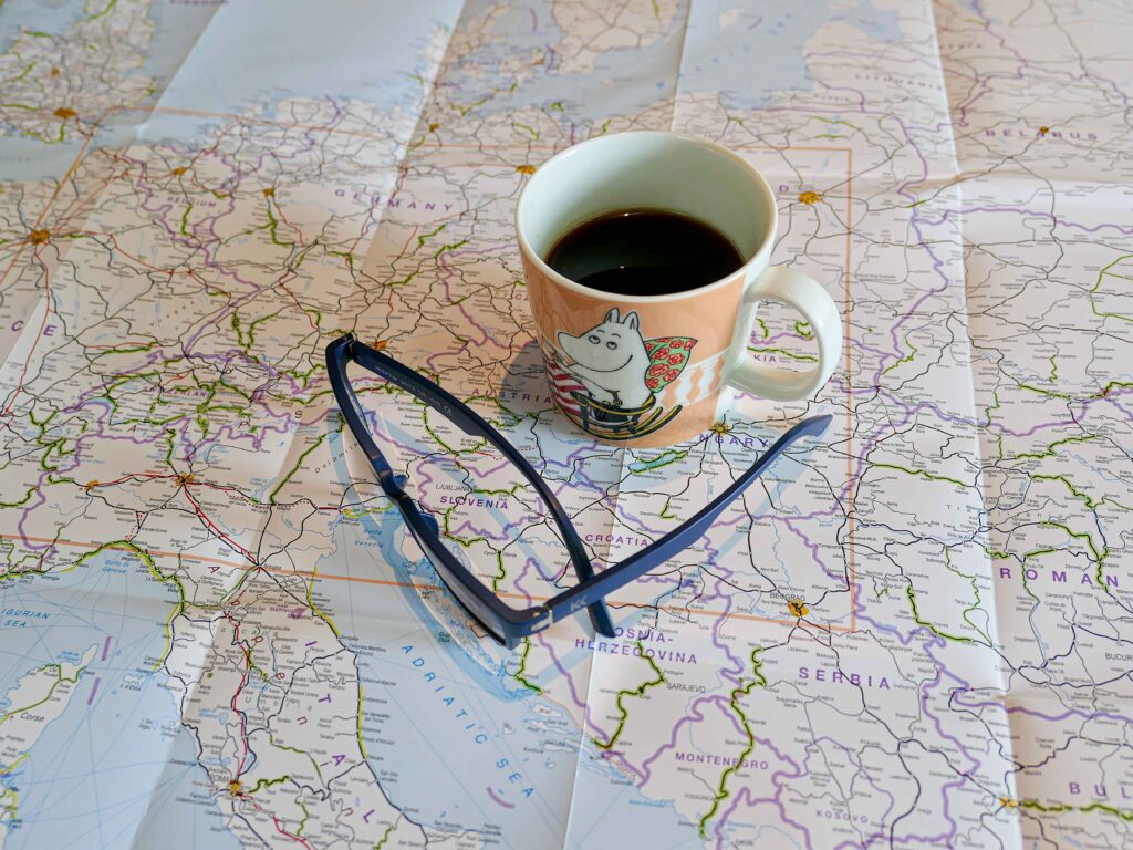 Når vi skal planlegge togferie og Interrail 2026, bør vi ha et godt jernbanekart.