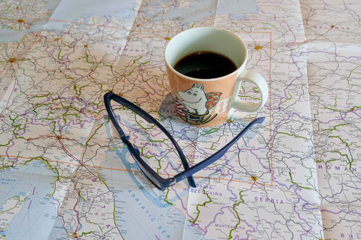 Når vi skal planlegge togferie og Interrail 2026, bør vi ha et godt jernbanekart.